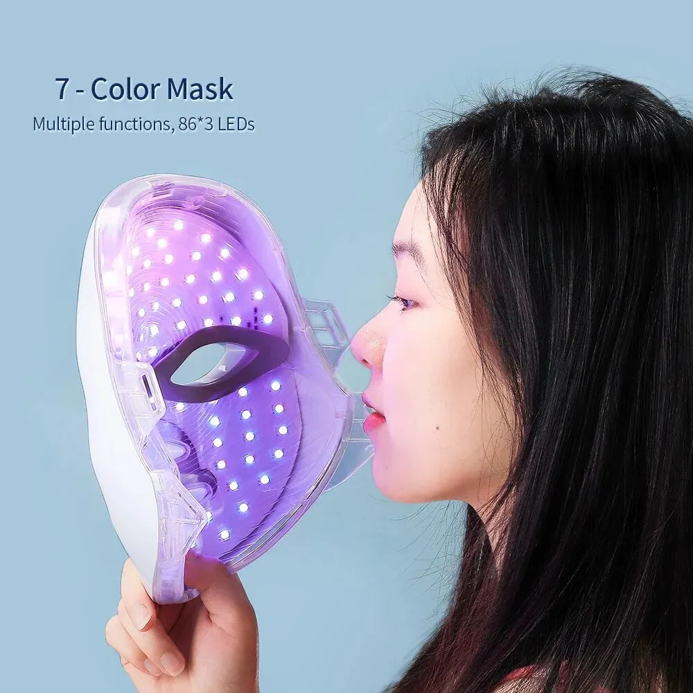 Masque LED 7 Couleurs Éclat Antivieillissement™